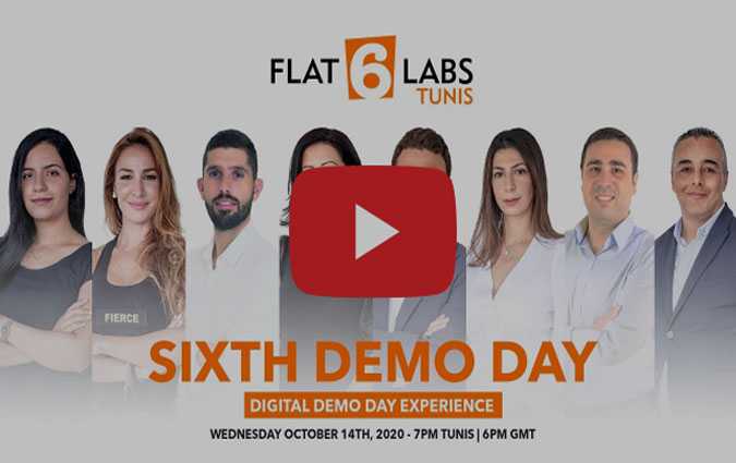 Les laurats du cycle 6 de Flat6Labs Tunis
 