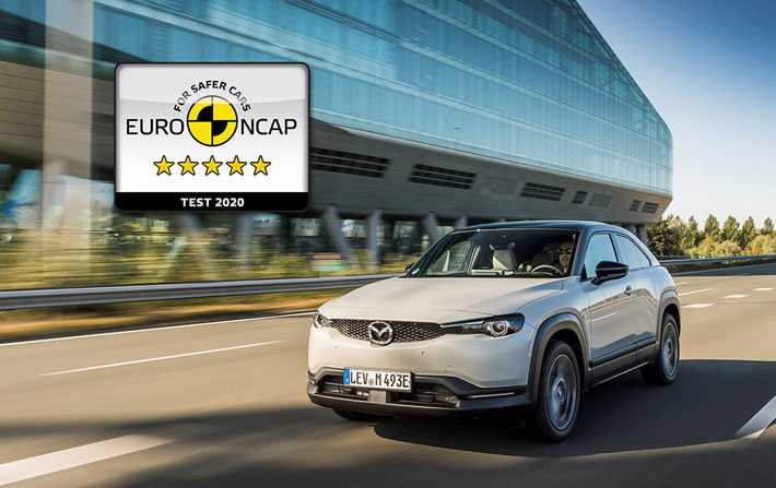 Euro Ncap : Le Mazda MX-30 obtient 5 toiles aux tests de scurit