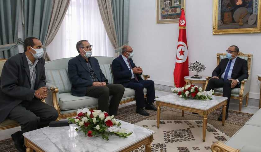Hichem Mechichi discute des tensions sociales avec la LTDH