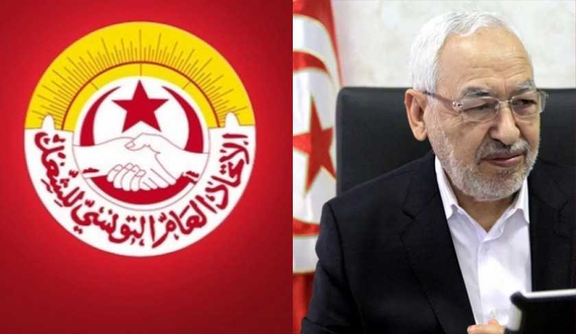 L’UGTT tance le silence de Ghannouchi devant la montée de la violence au Parlement