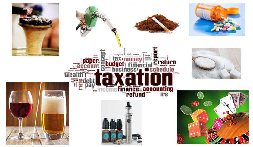 Nouvelles taxations pour le tabac, lalcool, les produits ptroliers, le sucre et les jeux de hasard