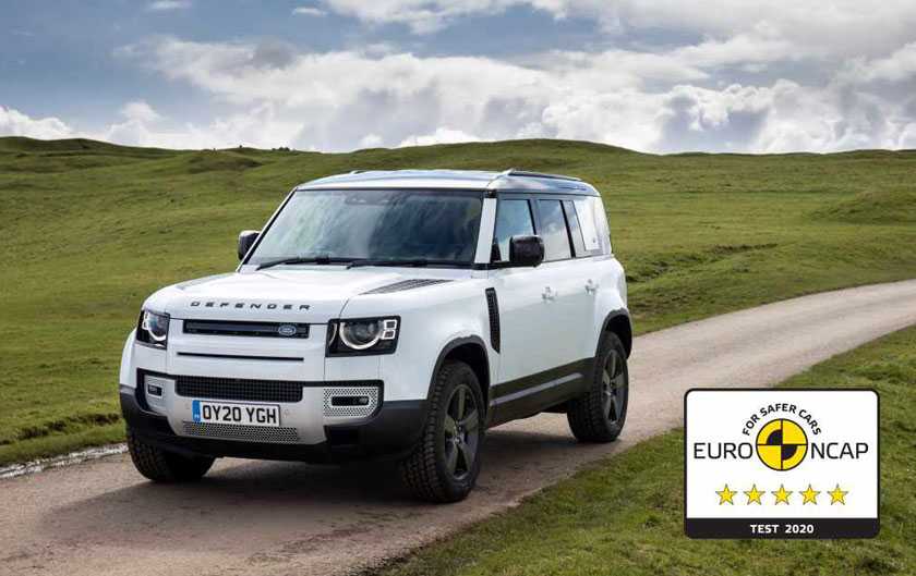 Euro Ncap : le nouveau Land Rover Defender 110 obtient 5 étoiles aux tests de sécurité