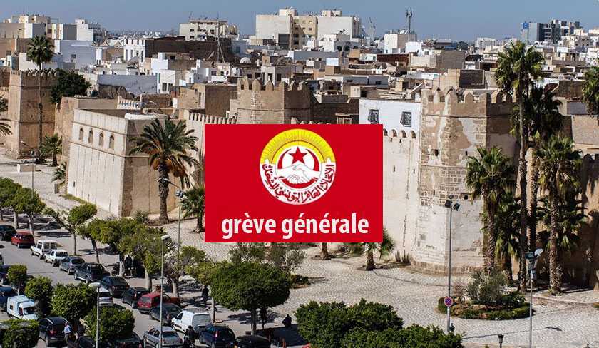 Grve gnrale  Sfax le 8 avril
