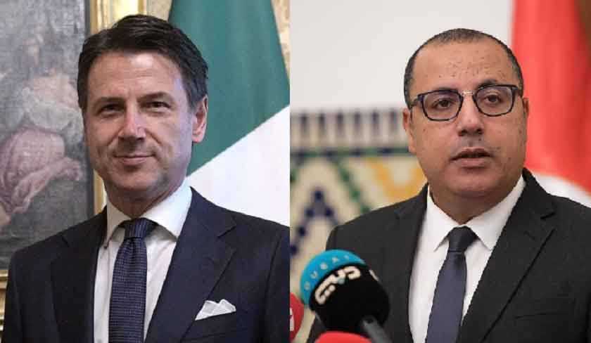 Giuseppe Conte renouvelle son invitation à Hichem Mechichi pour visiter l'Italie