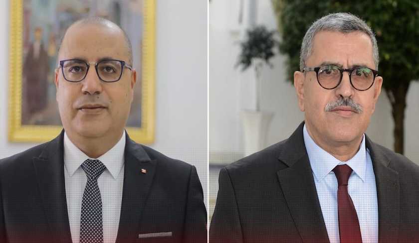 Hichem Mechichi et Abdelaziz Djerad discutent des relations tuniso-algériennes