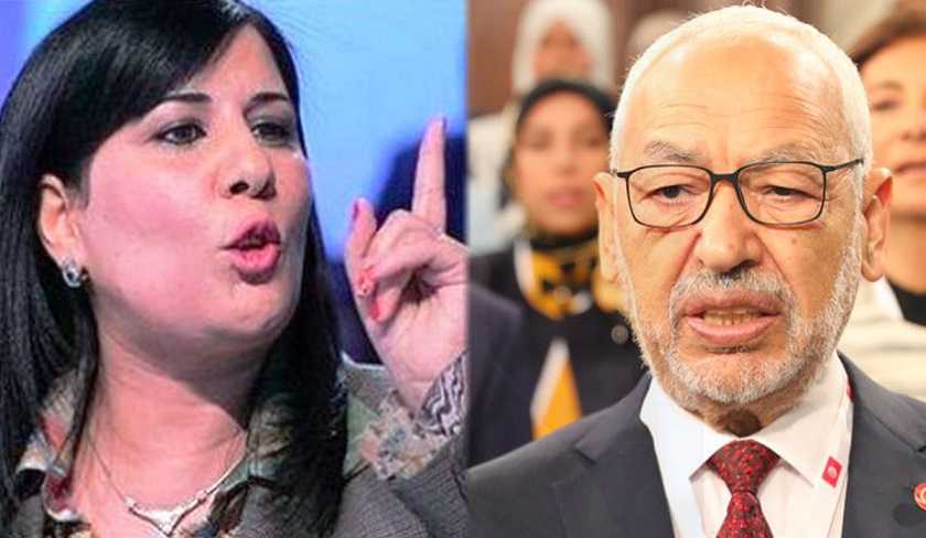 Abir Moussi appelle au retrait de confiance  Rached Ghannouchi !  

