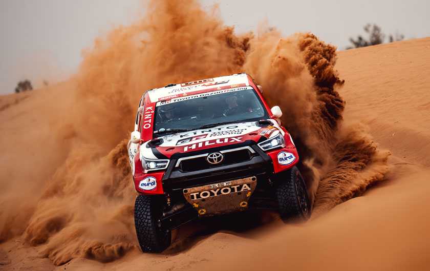 A mi-parcours, Toyota Gazoo Racing confirme son ambition de remporter le Dakar 2021
