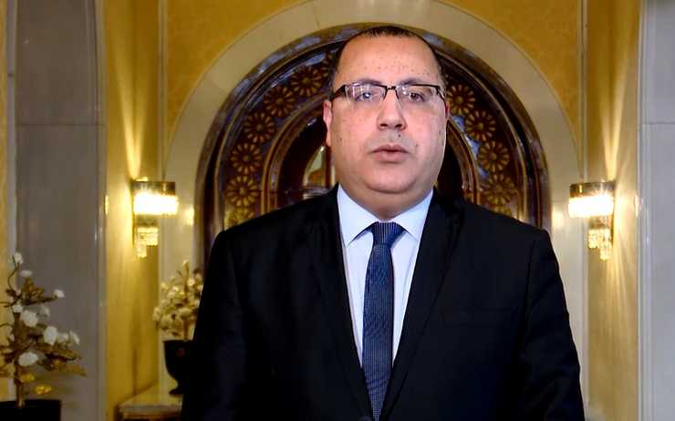 Hichem Mechichi en visite à Oued Zarga