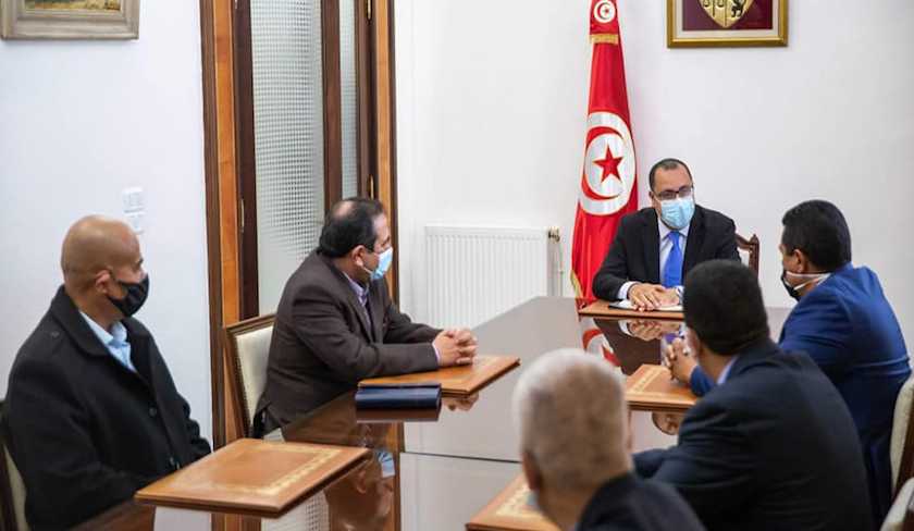 Hichem Mechichi reçoit des représentants des syndicats des forces sécuritaires