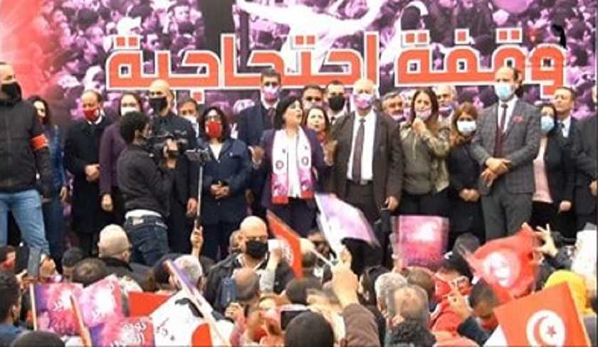 Manifestation massive du PDL à Sousse