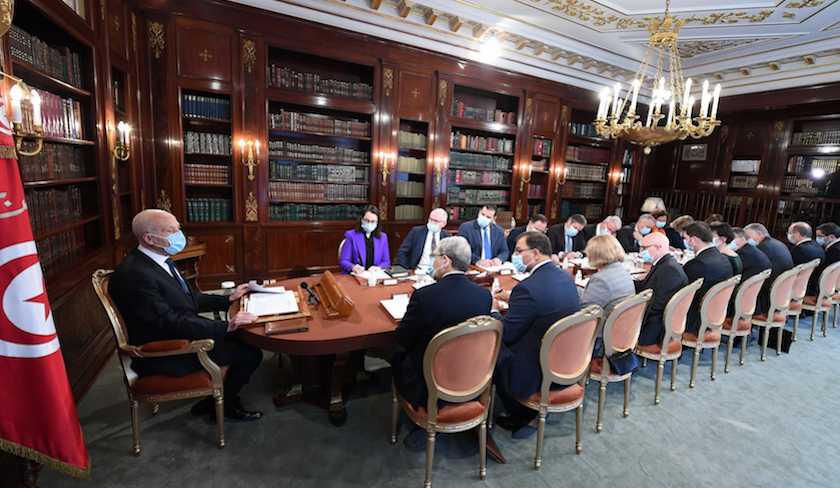 Saïed reçoit les ambassadeurs des pays membres de l’UE : la coopération bilatérale à l’ordre du jour