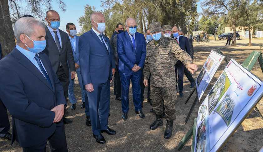 A Kairouan, Kas Saed inspecte le terrain ddi  la Cit mdicale des Aghlabides 
