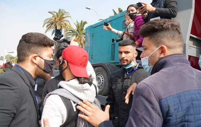 Photos des milices d’Ennahdha qui ont agressé des journalistes