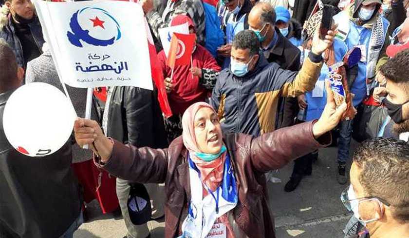 Abdelkarim Harouni et Fethi Ayadi affirment que la manifestation d’Ennahdha a rassemblé près de 100 mille personnes