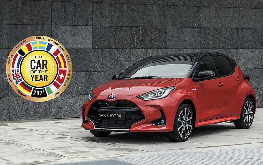 La Toyota Yaris élue Voiture de l'année 2021