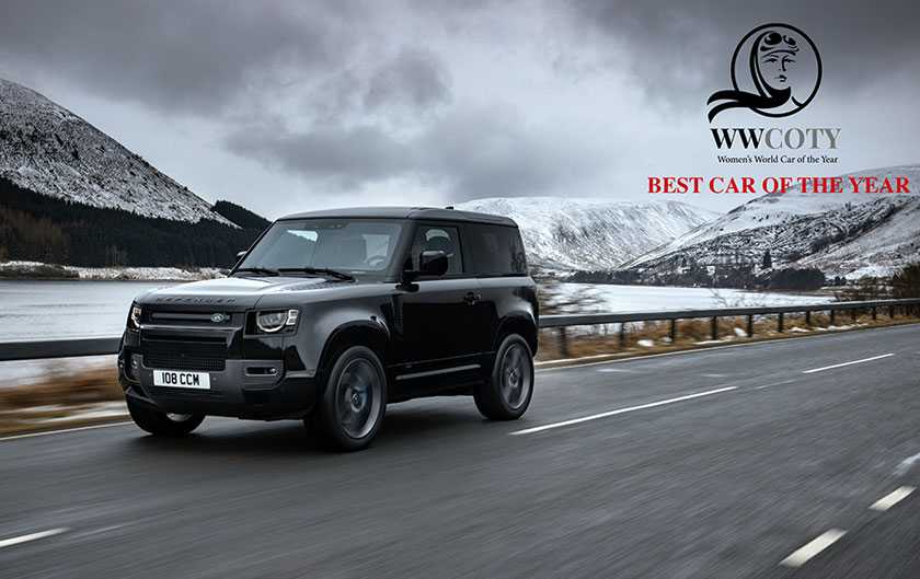 Womens World Car of the Year 2021 : Le Land Rover Defender vainqueur toutes catgories