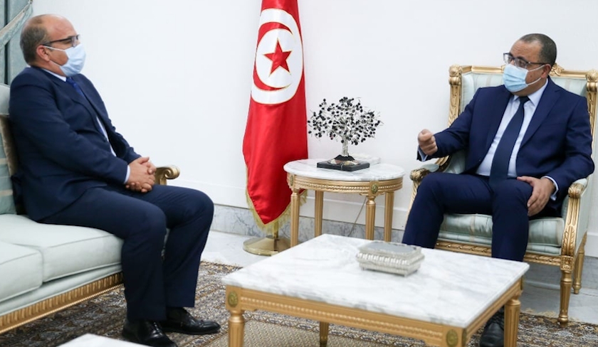 Hichem Mechichi et Youssef Bouzakher discutent de l’indépendance de la justice