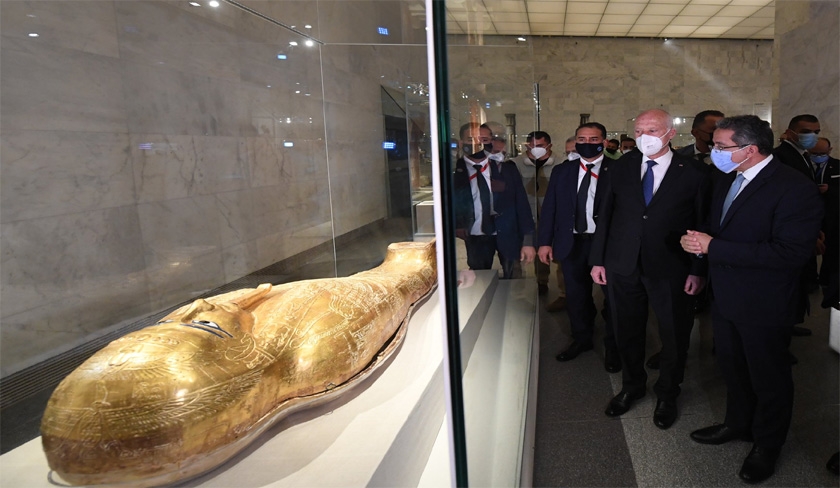En photos - Kaïs Saïed fait une tournée touristique au Caire