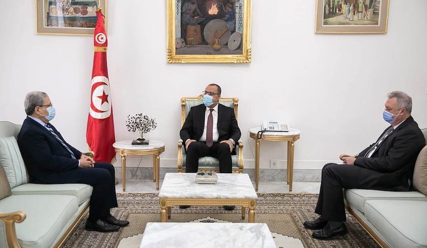 Les négociations avec la BM et le FMI au cœur d’une rencontre Mechichi, Kooli et Jerandi
