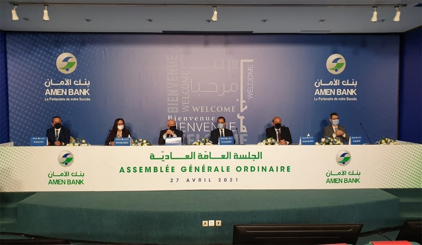 Tenue de l’AGO d’Amen Bank - Exercice 2020 : Dividendes par action de 2,150 dinars - 43% du nominal