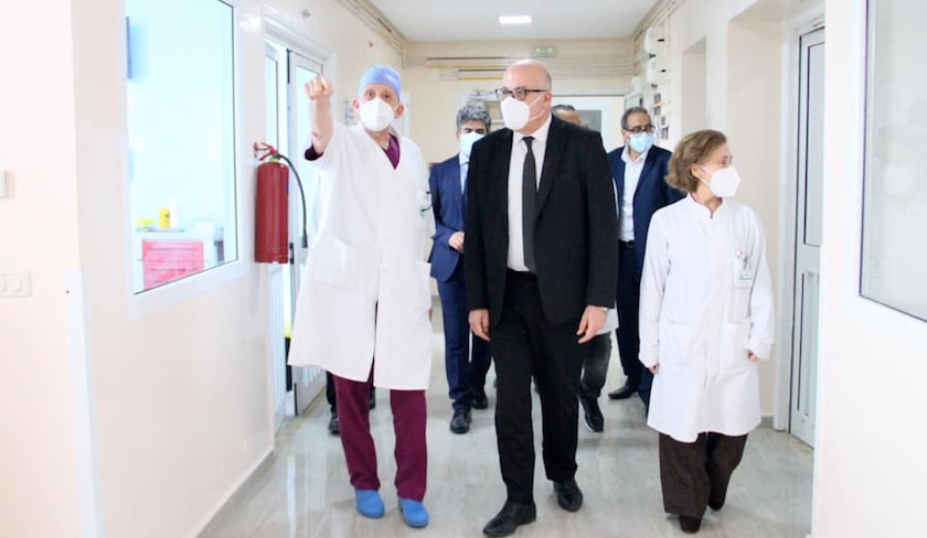 Le ministre de la Sant en visite  lhpital universitaire Habib Thamer 
