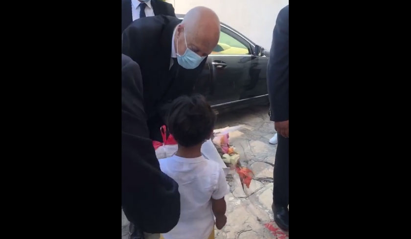 A l’occasion de Aïd El Fitr, Kaïs Saïed se rend au Village d'enfants SOS Gammarth
