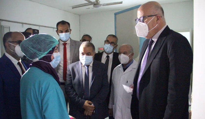 Visite inopine de Faouzi Mehdi  lhpital rgional de Menzel Bourguiba