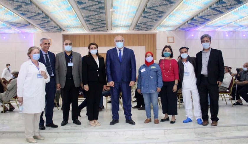 Le Palais des Congrès de Tunis abrite désormais un centre de vaccination contre le Covid-19