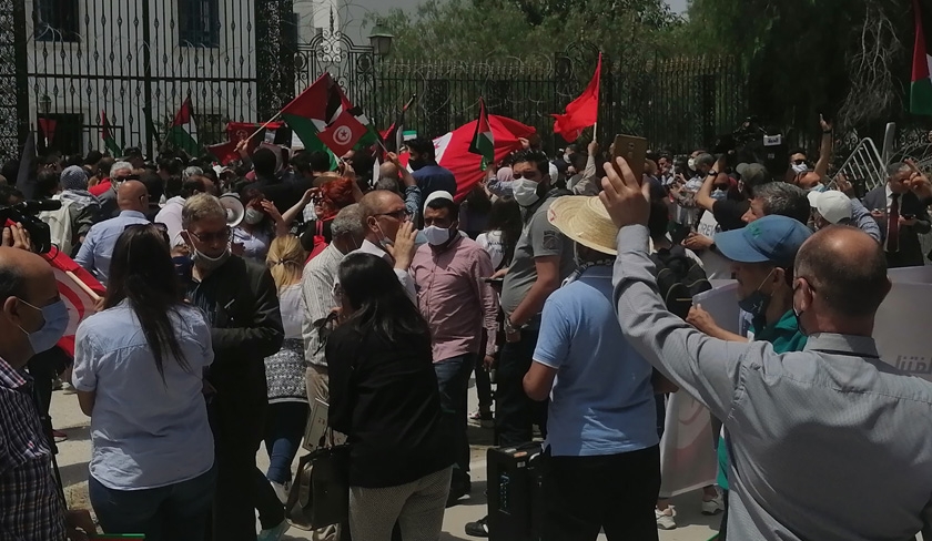 Une srie de manifestations pour soutenir la cause palestinienne