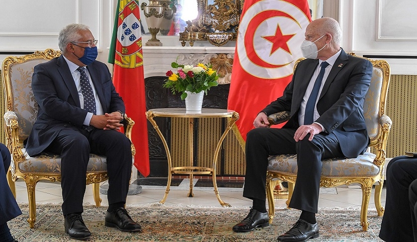 Kas Saed rencontre le Premier ministre portugais Antonio Costa

