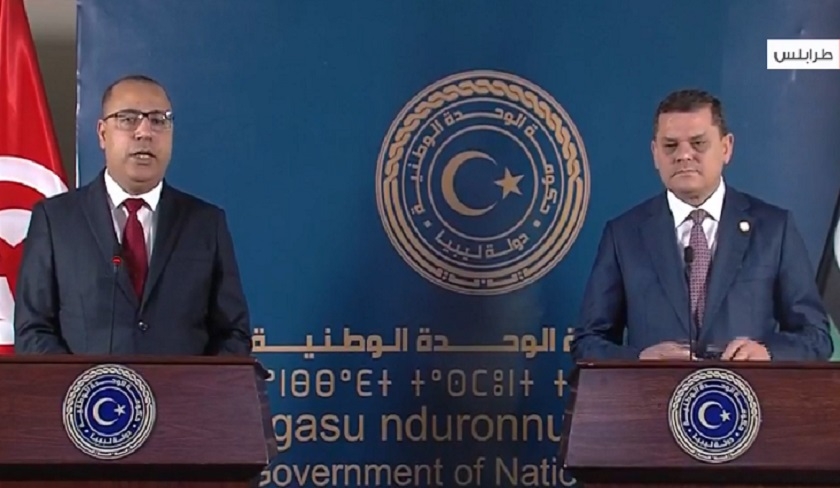 Aldabaiba demande à Mechichi d'octroyer aux Libyens le droit à la propriété en Tunisie sans entraves