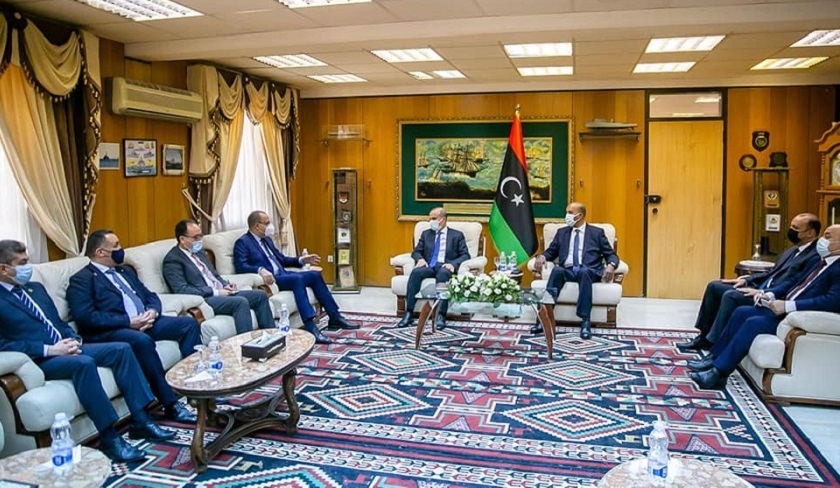 Hichem Mechichi rencontre les deux vice-présidents du conseil présidentiel libyen