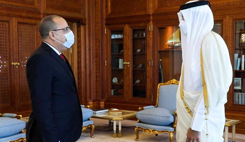Hichem Mechichi reçu par l’émir du Qatar