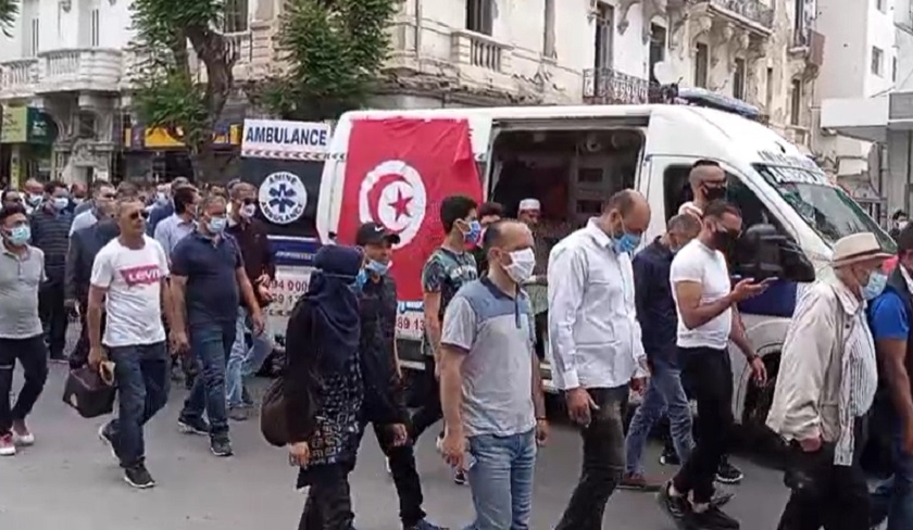 Funérailles de Abdessalem Jrad