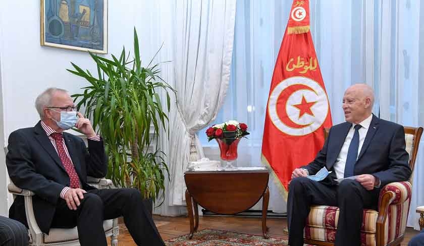 Réunion entre Kaïs Saïed et le dirigeant de la BEI, Werner Hoyer