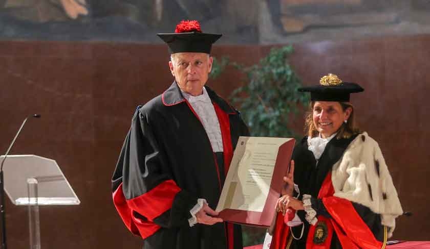 En photos - Kas Saed reoit un doctorat honoris causa  Rome

