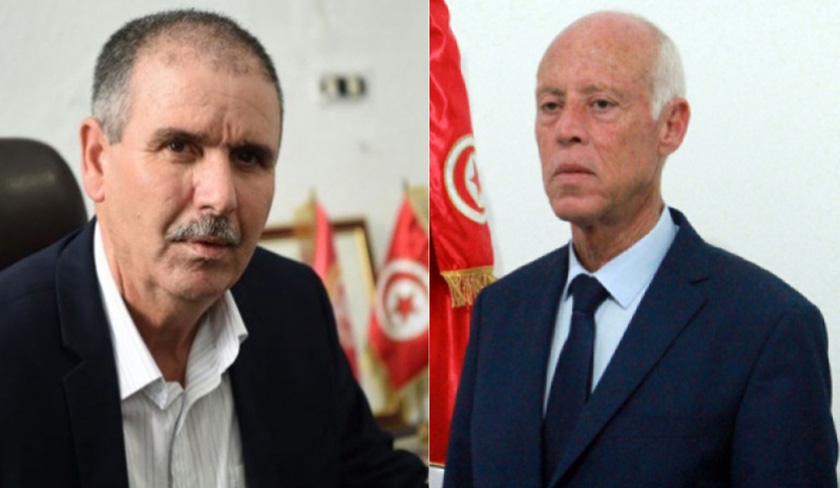 Rencontre entre Kaïs Saïed et Noureddine Taboubi