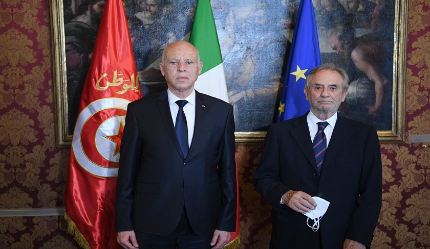 Kas Saed rencontre le prsident de la Cour constitutionnelle italienne