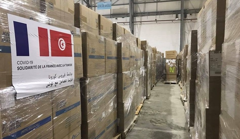 La France fait don de quarante tonnes de matriel mdical  la Tunisie