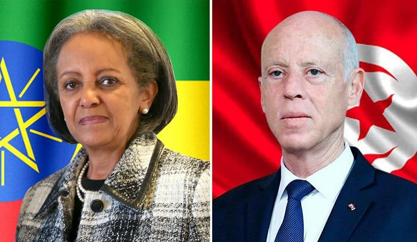 Entretien entre la présidente de l’Ethiopie et Kaïs Saïed