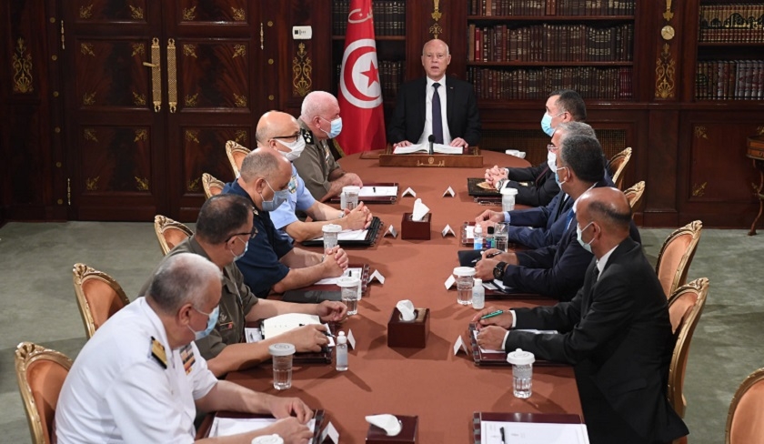 Réunion d’urgence de Kaïs Saïed avec des dirigeants militaires et sécuritaires