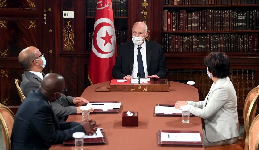 Kaïs Saïed rencontre les membres du CSM