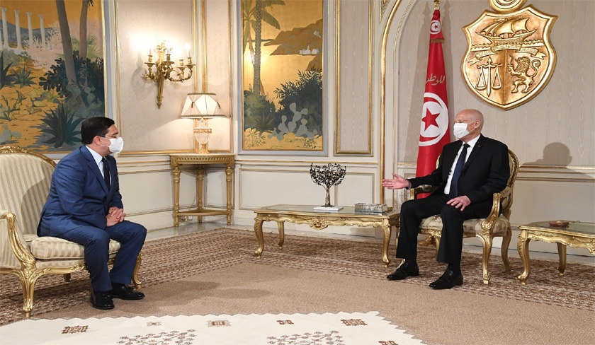 Nasser Bourita transmet un message du Roi Mohamed VI à Kaïs Saïed