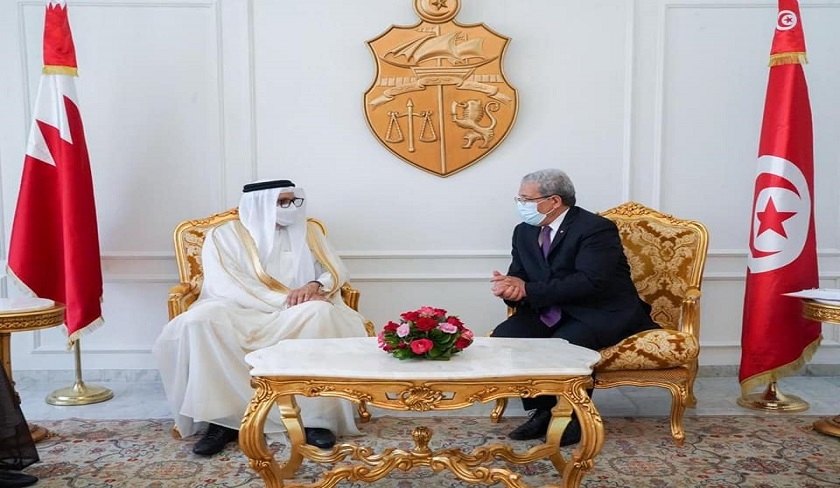 Othman Jerandi se réunit avec son homologue bahreïni Abdellatif Al Zayani