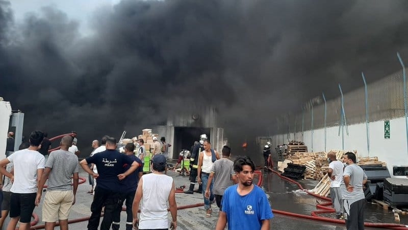 Incendie à l'usine Valeo de Ben Arous