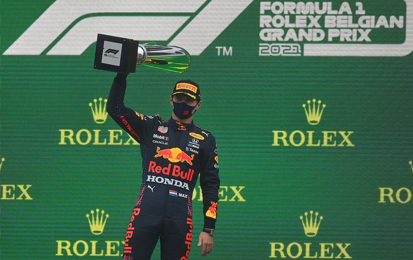 Max Verstappen remporte l'événement Rain-Marred en Belgique