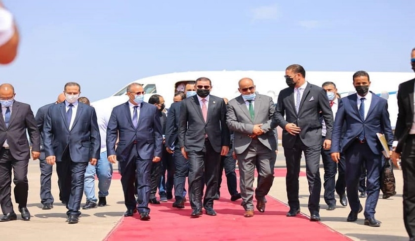 Abdulhamid Aldabaiba en visite officielle en Tunisie