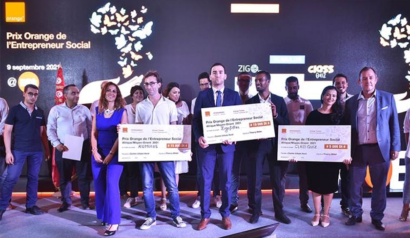 Orange Tunisie révèle les 3 lauréats du Prix Orange de l’Entrepreneur Social Afrique & Moyen-Orient - Edition Tunisie 2021