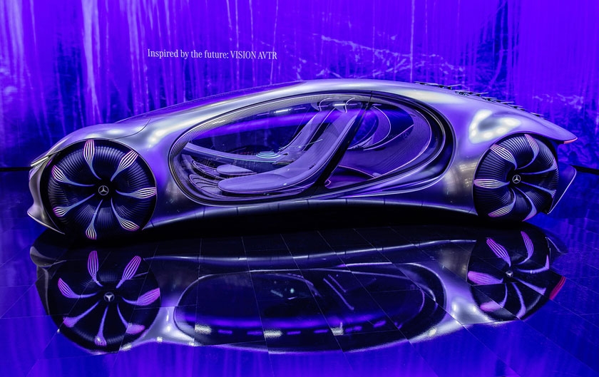 Vision AVTR, le concept-car rvolutionnaire et futuriste de Mercedes-Benz