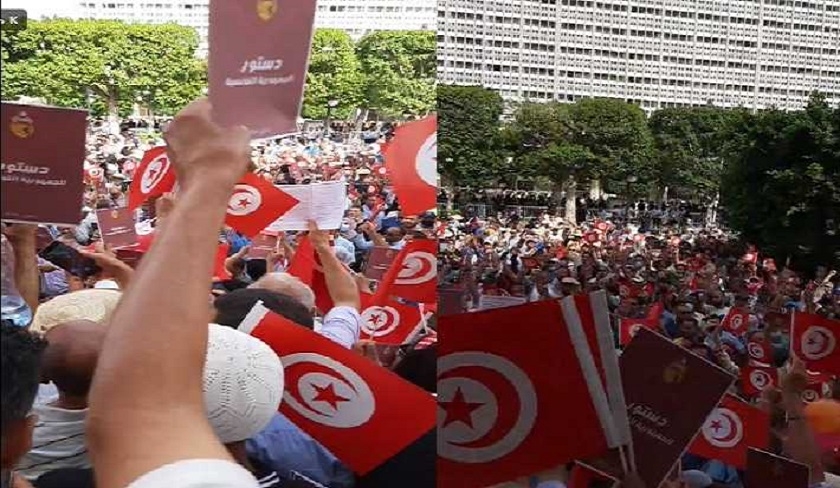 Manifestation massive contre les dispositions transitoires de Kas Saed

